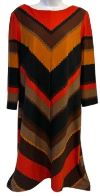 Vtg Gabby Skye Dress Women’s Sz 12 Striped Career Formal - Image 1 of 4