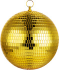 Disco Ball,  Gold Mirror Ball Large Ceiling Hanging Disco Ball Lighting Party De