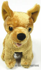 RARE VINTAGE GOLDEN BEAR CO., LTD CHIHUAHUA DOG STUFFED ANIMAL TOY CHINA 7" 2001