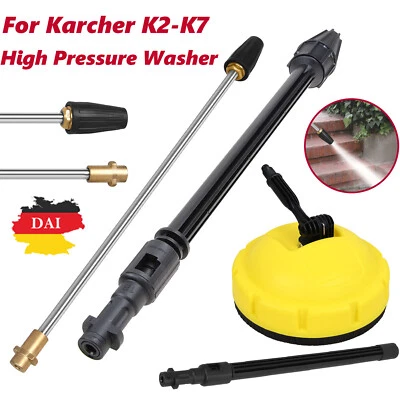 MARKENLOS Rotordüse Lanze Flächenreiniger Hochdruckreiniger Dreckfräse für Kärcher K2-K7