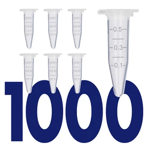 0.5mL Microcentrifuge Tube with Snap Cap [1000/Pack] - Picture 1 of 6