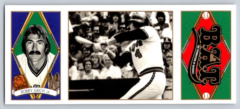 1993 Upper Deck B.A.T. Triple-Folders - Bobby Grich #59 - Image 1 of 2