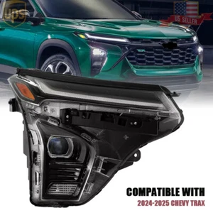 Passenger Side Headlight w/ LED DRL Projector Headlamp For 2024-2025 Chevy Trax - Foto 1 di 9
