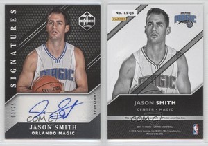 2015-16 Panini Limited Signatures Spotlight Silver /25 Jason Smith #LS-JS Auto