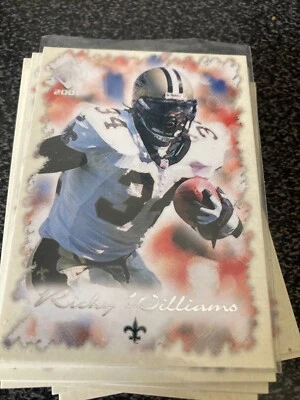 2001 年太平洋私人库存美式橄榄球卡您挑选! 银色版 — 第 1/2 张图片