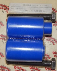 Frame Sliders Yamaha 1999-2002 YZF600 R6 Blue Diamond New - Foto 1 di 1