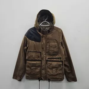 Barbour X White Mountaineering Wax Waterproof Utility Field Cargo Jacket Small - Bild 1 von 11