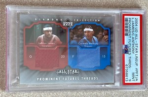 2004 UD All-Star Lineup L. James/C. Anthony  #PFTJa PSA 9 Mint POP 9