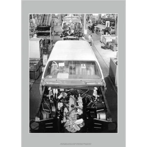 Holden HD Production Line Art Print – GMH Elizabeth 1965 – 3 sizes Poster - Picture 1 of 4