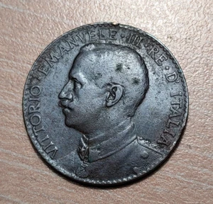 SOMALIA ITALIANA ITALIAN SOMALILAND VITTORIO EMANUELE III 2 BESE 1921 MBC-/MBC - Picture 1 of 2