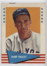 1961 Fleer Baseball Greats Bump Hadley #111