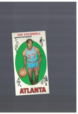 Joe Caldwell Atlanta Hawks 1969-70 Topps Basketball Rookie Card #41 Ex RC