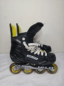 Bauer RS Junior Hi Lo Inline Hockey Skates Roller Blades Youth Size 5R Black - Picture 1 of 8