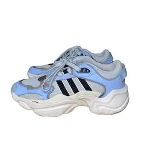 Adidas Magmur Runner Glow Blue Low Top Sneakers Shoes Women's size 6 - Picture 1 of 7