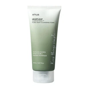 ANUA Heartleaf Quercetinol Pore Deep Cleansing Foam Mild Facial Cleanser 150ml