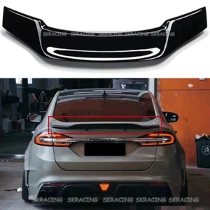 For Ford Mondeo Fusion 2013-2020 Gloss Black Rear Trunk Lip Spoiler Wing Bodykit - Picture 1 of 15