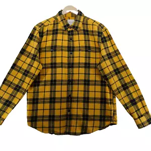 American Eagle Outfitters Men's Size L Check Flannel Long Sleeve Casual Shirt - Picture 1 of 10