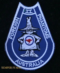 AUSTRALIA AIR FORCE RAAF AUSTRALIAN F-4 PHANTOM II PATCH SPOOK PIN UP FIGHTER - Picture 1 of 12
