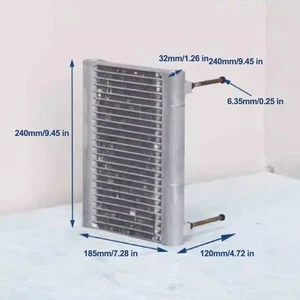 Aluminum Fin-Tube Heat Exchanger WT18524032 Air/Water-cooled Condenser - Picture 1 of 2
