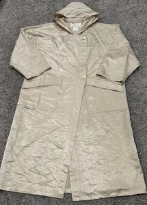 Abrigo gabardina vintage Lundstrom Laparka beige con capucha embalable S - Imagen 1 de 8