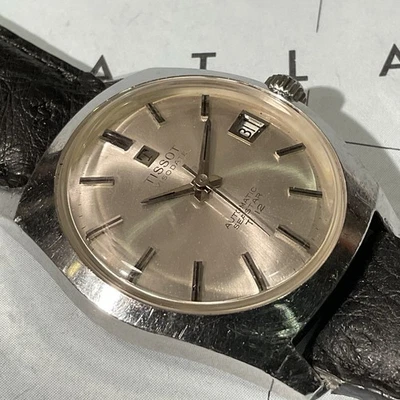 **NICE** Tissot Seastar Visodate Watch Men Date Automatic T12 Runs - Image 1 of 4