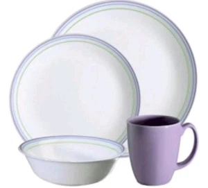 Corelle Livingware Moonglow 16-pc Dinnerware Set 2010's NEW - Picture 1 of 4