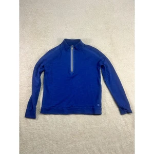 Sudadera Pullover Lilly Pulitzer Azul Marino Ashlee Cuarto Cremallera Manga Larga Para Mujer XS - Imagen 1 de 7