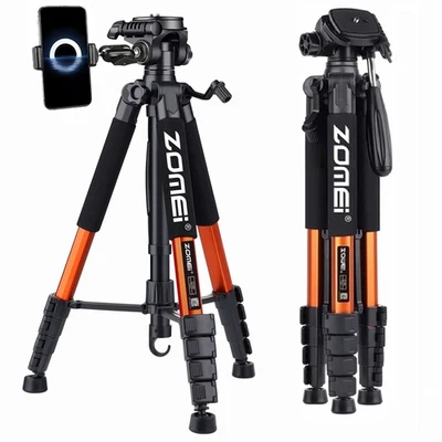 Zomei 187cm Aluminum Tripod Camera DSLR Canon Nikon 360 Panorama Phone Stand - Image 1 of 4