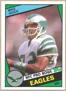 1984 TOPPS Mike Quick RC EAGLES NC-State WOLFPACK - Foto 1 di 1