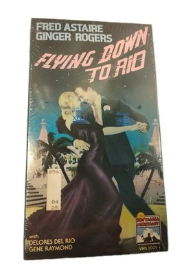 Flying Down to Rio VHS Fred Astaire Ginger Rogers 1985 Sealed VINTAGE  - Image 1 of 4