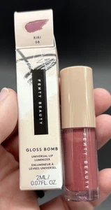 Luminizador de labios universal Fenty Beauty Gloss Bomb en RIRI tamaño de viaje 0,07 oz nuevo en caja - Imagen 1 de 9