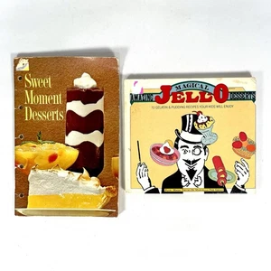 LOT OF 2 Vintage Sweet Moment Desserts & Amazing Magical JELL-O Desserts Books - Picture 1 of 9