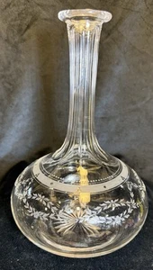 Victorian-era decanter, typically used for serving wine or spirits. - Picture 1 of 7