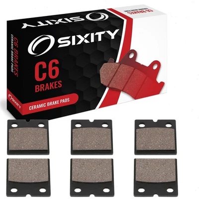 Front + Rear Ceramic Brake Pads 1983-1986 BMW K100 Set Full Kit Non ABS yv - Image 1 of 4