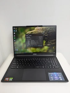 MSI Stealth A16 AI+ A3XVFG Gaming Laptop, Ryzen AI 9 HX 370, RTX4060, 32GB, 1TB - Picture 1 of 10