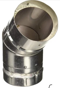 Selkirk 243216 Pellet Pipe Elbow 45 Degree NEW - Picture 1 of 8