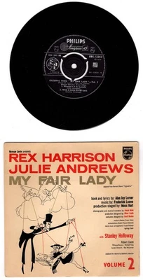 1956 Rex Harrison & Julie Andrews - 4 Songs from My Fair Lady  45rpm Vinyl Vol 2 - Bild 1 von 2