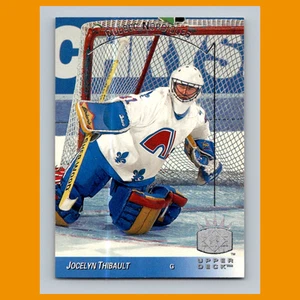 Tarjeta de hockey Jocelyn Thibault #133 1993-94 Upper Deck SP Inserts Quebec Nordiques - Imagen 1 de 3