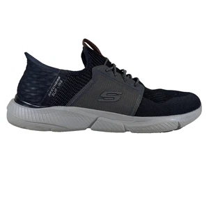 Skechers Slip-Ins Herren 10,5 Schwarz/Grau Freihändig Slipper Komfort Sneaker - Bild 1 von 13