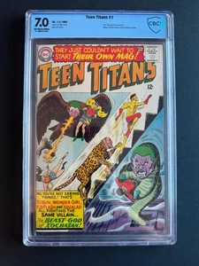 Teen Titans #1 - Kunst und Cover von Nick Cardy, CBCS 7.0 OW/Weiße Seiten (DC, 1966) - Bild 1 von 2