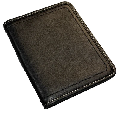 Coach-Men’s -Blrown Leather Bifold Wallet-Slim with Two Pockets-New Without Tags - Image 1 of 4