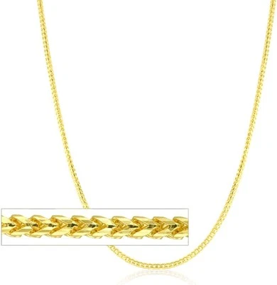 Floreo 18k Yellow Gold 1.5mm Solid Franco Chain Necklace - Image 1 of 3