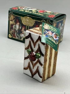 Old World Christmas 3.75In Napoleon, Glass, Puff Pastry Cream 32536 - Picture 1 of 5