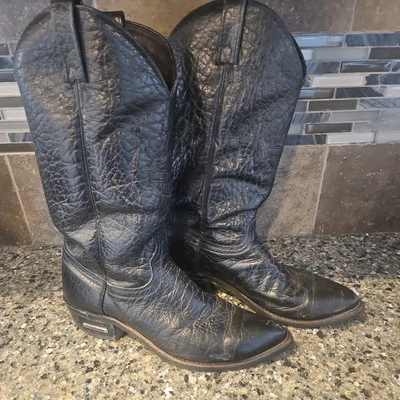 Harley Davidson Black Leather Boots Style 98429-96VW Womens Size 9 D - Image 1 of 4