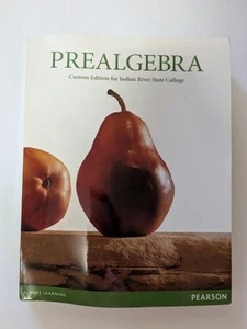 Prealgebra - Custom Edition für Indian River State College von Pearson - gebrauchter Tex - Bild 1 von 5