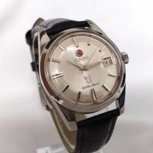 RADO Golden Horse Watch Automatic Men's Silver Dial Swiss Made Round Used Japan - Picture 1 of 10