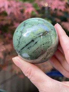 Jade Nephrite Himalayan Large Ball 270g 58mm 8 - Picture 1 of 10
