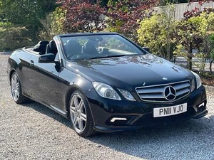 2011 MERCEDES E350 CDI 3.0 V6 AMG SPORT AUTO CONVERTIBLE. BLACK. - Picture 1 of 20