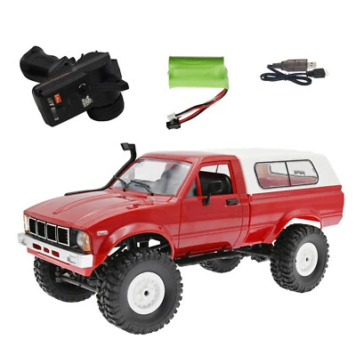WPL RC Truck C24 1/16 4x4 4WD Scale Crawler Pickup Off Road RTR Car R/C Red - Image 1 of 4