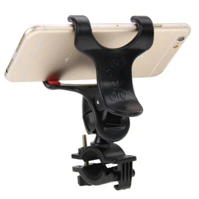Universal Motorcycle Bike Bicycle Handlebar Cell Phone GPS Clip Holder Stand - Image 1 of 4